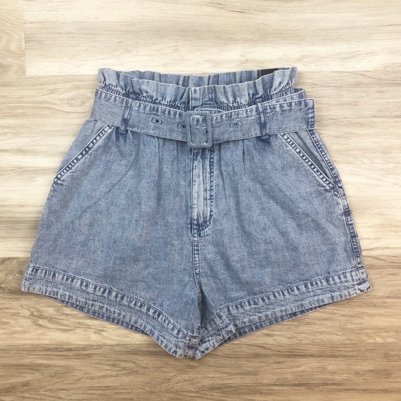 Abercrombie & Fitch Pants - Abercrombie & Fitch Paperbag Shorts